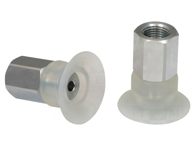 Zuignap; 25mm; G1/8-IG; Shorehardheid: 55; 1,3cm3; 26,5N; PFYN Zuignap; 25mm; G1/8-IG; Shorehardheid: 55; 1,3cm3; 26,5N; PFYN